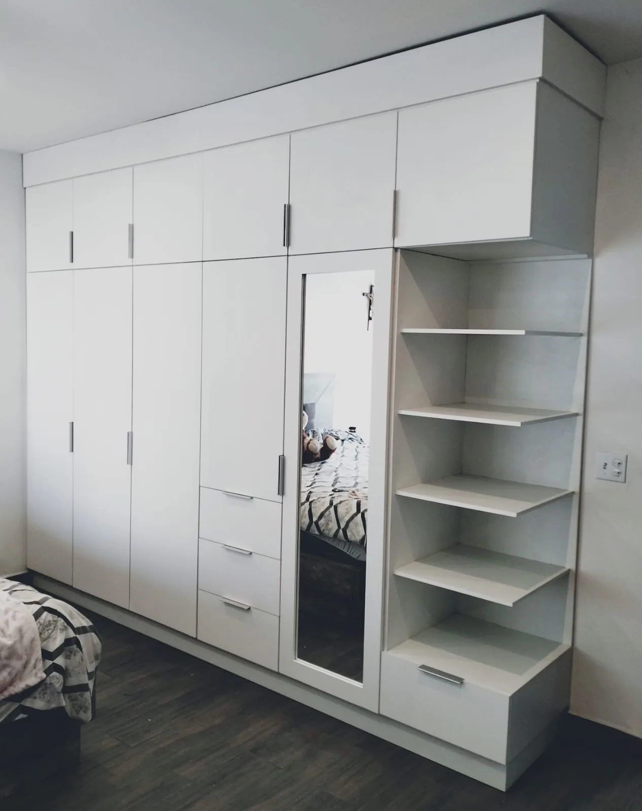 Closet económico en melamina blanca