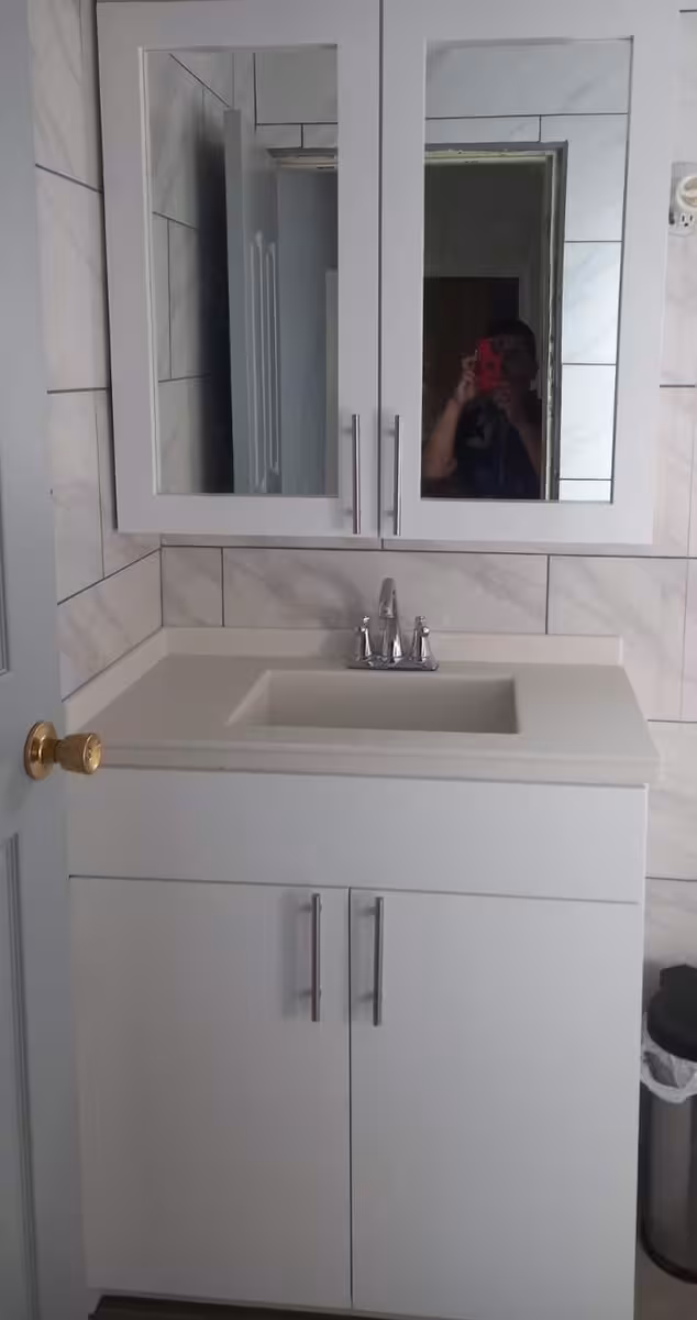 Gabinete de baño en triplay de birch imagen 4